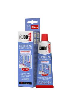 Герметик KUDO KST-100 силиконовый, универсальный б/цв в тюбике 85мл