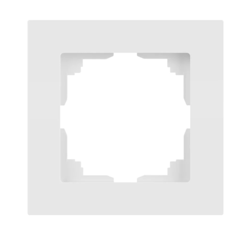 Рамка ЭРА Intro Accent 6-501-01М, 1-постовая, белый матовый