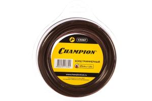 Леска триммерная CHAMPION  Nylplus Square 3.0мм х 23м (квадрат)