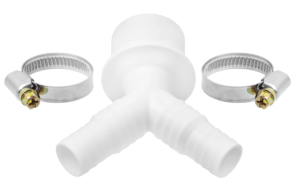 Комплект для подключения сливного шланга стиральных и п/м машин двойной D40 мм, МР-У