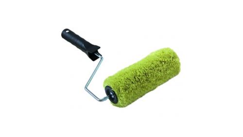 Валик Антошка полиакрил зеленый мини д/ВД красок и акриловых эмалей 100мм
