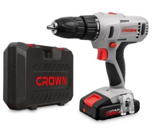 Дрель-шуруповерт аккум CROWN CT21056L-2 BMC,18В,45 Нм,2,0 Ач x 2Li,БЗП 1,5-13 мм
