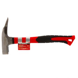 Молоток MATRIX , каменщика, цельнометаллический, двухкомпонентная рукоятка, 600г