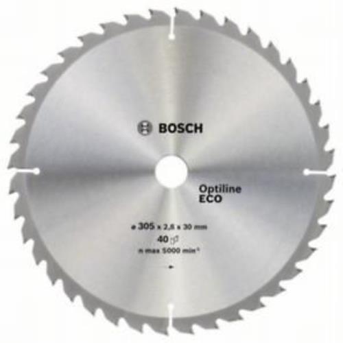 Диск пильный BOSCH OPTILINE ECO, 305х30 мм 40зуб