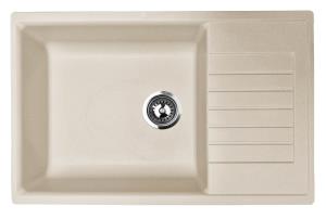 Мойка I-TECH квадратная с сушилкой 780x500x200 кварц, песчаный берег