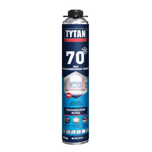 Пена монтажная TYTAN  Professional 70 зимняя (-18) 870мл 