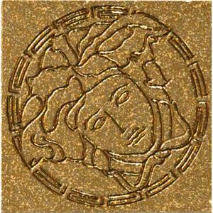 Плитка керам 7.6*7.6 GIROSP.MEDUSA GOLD