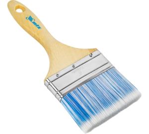 Кисть MATRIX  плоская "Евро", искусственная  щетина, деревянная ручка 4 (100мм)