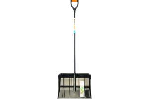 Лопата снеговая ЦИ Сахара 0364, пласт., дер. черенок, 490х380мм.