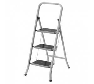 Стремянка стальная СИБРТЕХ с полимерным покрытием, 3 ступени