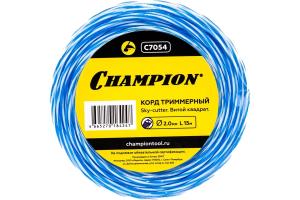 Леска триммерная CHAMPION  Sky-cutter 2.0мм х 15м (витой квадрат)