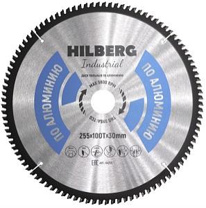 Диск пильный по алюминию Hilberg Industrial 255*30*100Т