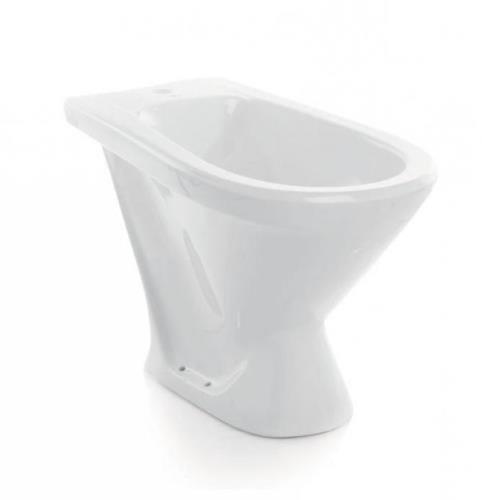 Биде напольное Самарское белое Sanita