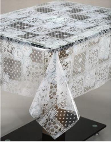 Клеенка MIRAGE прозрачная с печатью (H200)  1,37*25м 