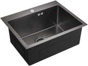 Мойка I-TECH квадратная 600x500х200х0,8 сатин, графит