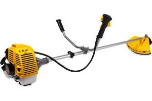 Триммер бензиновый Champion Т433S-2, 1250 Вт  нож, леска, состоит из 2 частей