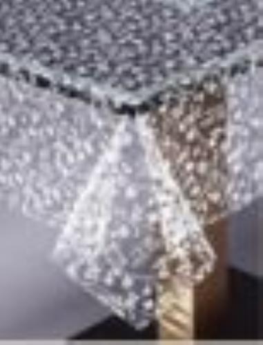 Клеенка MIRAGE прозрачная с печатью (H074)  1,37*25м 