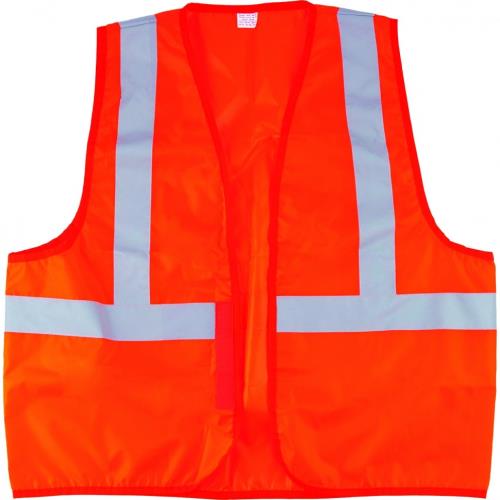 Жилет сигнальный СИБРТЕХ, оранжевый,XL