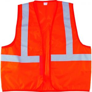 Жилет сигнальный СИБРТЕХ, оранжевый,XL