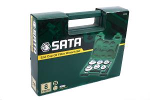 Набор съемщиков маслянных фильтров Sata 8 предметов, S09703