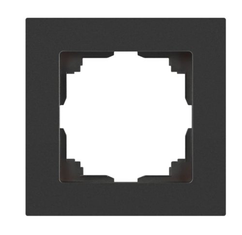 Рамка ЭРА Intro Accent 6-501-07, 1-постовая, графит