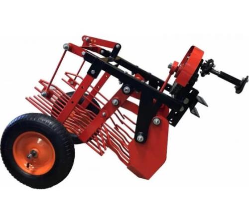 Картофелевыкапыватель FORZA  вибрационный под ВОМ (шпоночный вал = 18 мм) на втулках кардан, Пневмо колесо