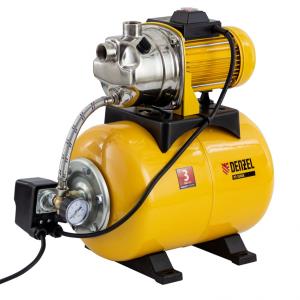 Станция насосная DENZEL PS1000X для чистой воды, 3500л/ч, 1000Вт