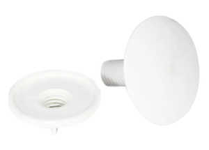 Заглушка на умывальник 50 мм (белая), MasterProf