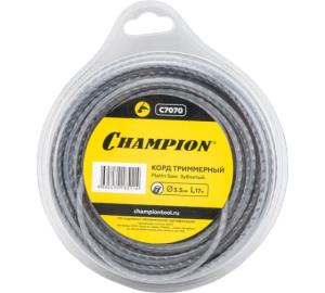 Леска триммерная CHAMPION Platin Saw 3.5мм х 17м (зубчатый)