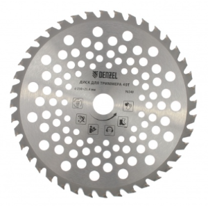 Диск к триммеру DENZEL 230 Х 25,4,1,3 мм, 40 зубьев