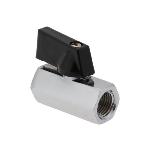 Кран шаровой мини RTP (ВР-ВР) 1/2", еврослот, хромированный