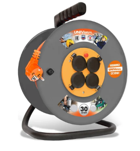 Удлинитель Универсал S-303, 3гн., 2м, ПВС, 3х1 с зазем. (еврослот)