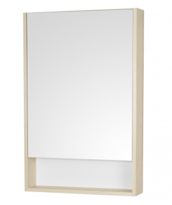 Зеркало-шкаф АКВАТОН Сканди 55 Белый/Дуб Верона
