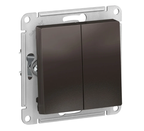 Выключатель AtlasDesign 2 кл, 10АХ, механизм, МОККО, SE