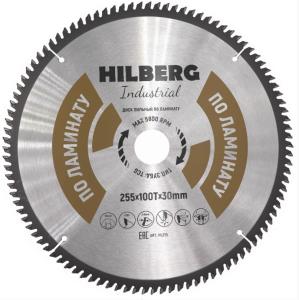 Диск пильный по ламинату Hilberg Industrial HL255 255*30*100Т