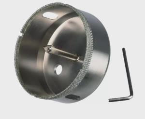 Коронка алмазная VERTEX 45*55 мм с центрирующим сверлом  (керамогранит,мрамор, стекло)