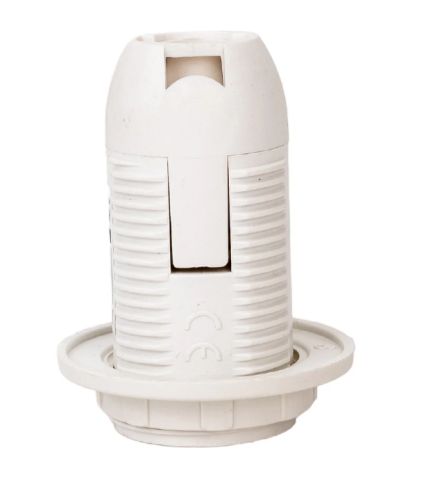 Патрон Е14-ППК пластиковый с прижимным кольцом IN HOME