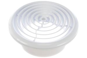 Диффузор приточно-вытяжной со стопорным кольцом и фланцем D125