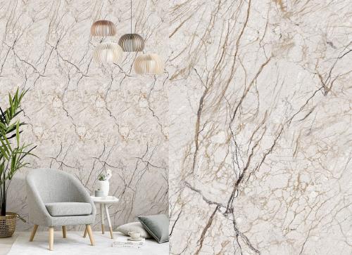 Панель ПВХ пластик Оранда цифровая печать Виста Крем (1комп. = 2шт) 2700х250х8мм