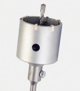 Коронка по бетону  BOSCH SDS-plus-9, 82х72 мм разборная ( кирпич, бетон, железобетон)