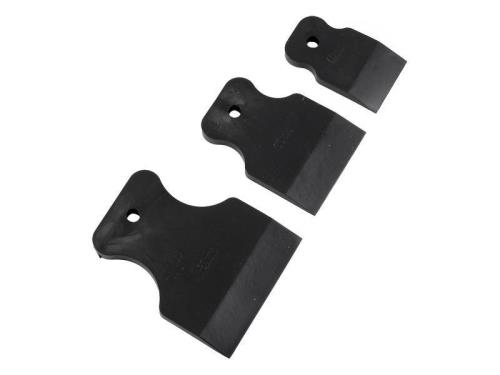 Набор РемоКолор/Hobbi шпатели, резиновые, черн: 40, 60, 80мм