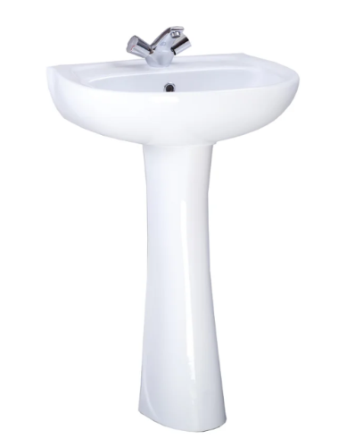 Раковина с пъедесталом ВЕРСИЯ СОНАТА Ш565*В842*Г455*Г.Ч205мм, Santeri