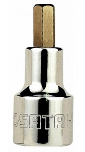 Головка торцевая Sata 1/2" со вставкой HEX Н-17 50мм, S24209