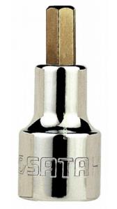 Головка торцевая Sata 1/2" со вставкой HEX Н-17 50мм, S24209