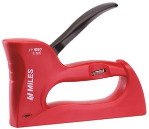Степлер Miles, пластик, регулир, 3в1, тип 53, 6-14мм, гвозди 12-14мм, штифты 14мм