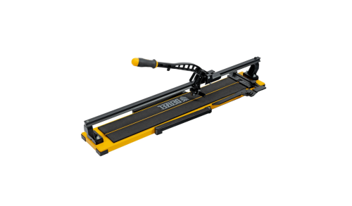 Плиткорез Denzel рельсовый 1000х16мм, каретка на подш., стальная станина, усил. рукоятка-пенал