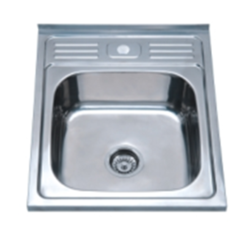 Мойка AQUATTRO квадратная накладная 600х500х180х0,8, матовая