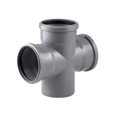 Крестовина одноплоскостная PPR, внутр/к, 110/110/110х87°, РТП