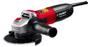 Машина шлифовальная угловая ЗУБР УШМ-125-1105 ЭТ, 1100 Вт, d125 мм, регулировка оборотов