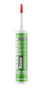 Герметик сил SILMAC Master санитарный, прозрачный, 280мл